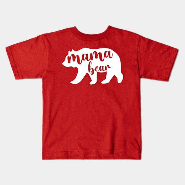 mama bear Kids T-Shirt by unique_design76